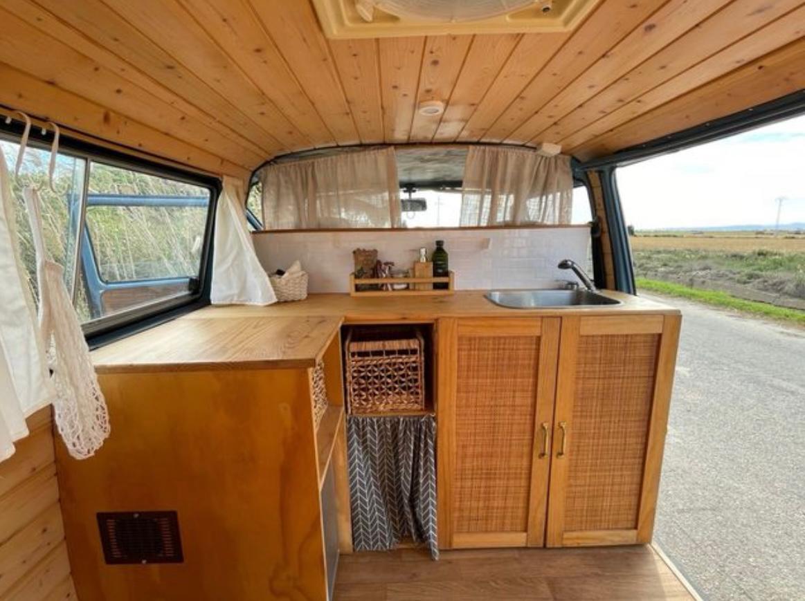 Skye camper – interior kitchen area