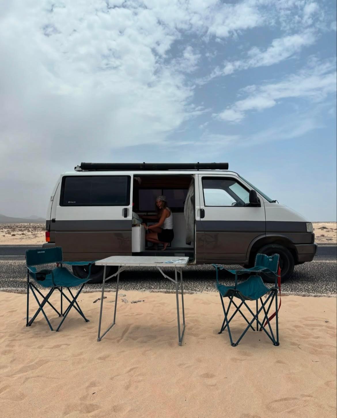 Rusty camper rental in Fuerteventura