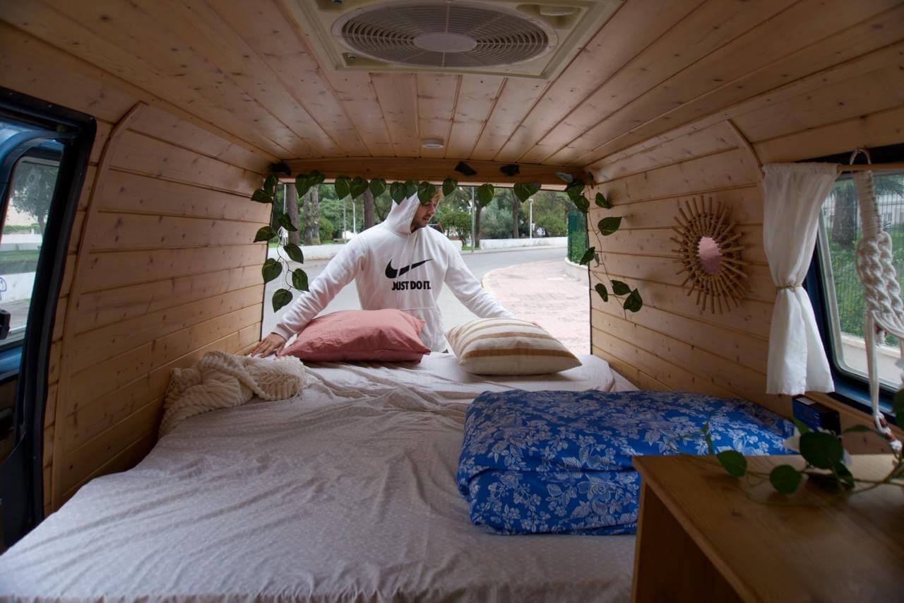 Preparing our camper van for your adventure in Fuerteventura